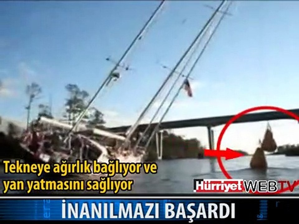 İŞTE USTA YELKENCİNİN YAPTIĞI