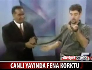 CANLI YAYINDA FENA KORKTU