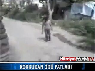 SUYUN İÇİNDEN ANİDEN ÇIKTI