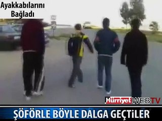 OTOBÜS ŞOFÖRÜNÜ "DELİ" ETTİLER