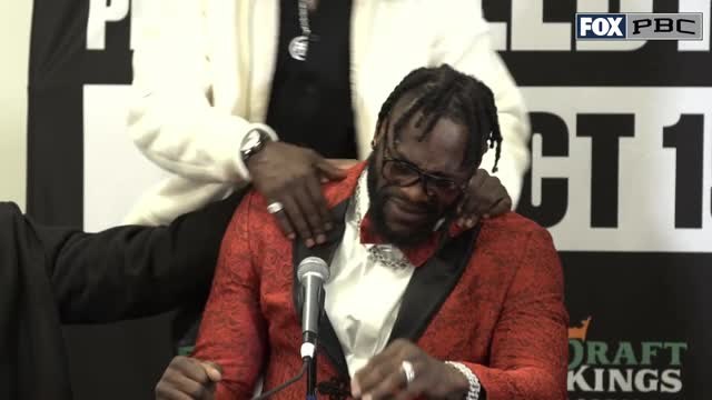 Poids lourds - Les larmes de Wilder au moment d'évoquer les dangers de la boxe et Prichard Colón