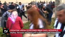 Vodafone Arena çevresinde biber gazlı müdahale