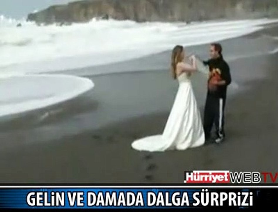 GELİN VE DAMADA ARKADAN SALDIRDI