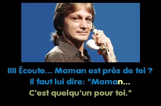 KARAOKE Claude François - Le téléphone pleure Avec voix petite fille