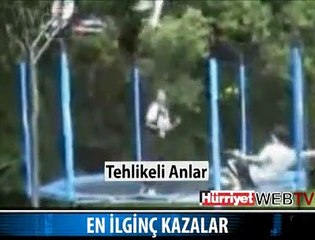 İŞTE İNANILMAZ KAZALAR