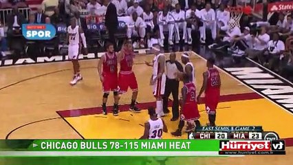 CHICAGO BULLS 78 - 115 MIAMI HEAT