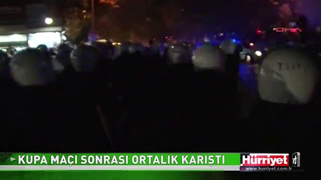 KUPA MAÇI SONRASI ANKARA SAVAŞ ALANINA DÖNDÜ