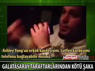 GALATASARAY TARAFTARINDAN KÖTÜ ŞAKA