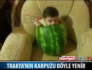 TRAKYA'NIN KARPUZU BÖYLE YENİR