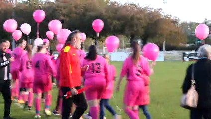 LACHER DE BALLONS POUR OCTOBRE ROSE DES FEMININES DE L'AS SIN ET QUAROUBLE