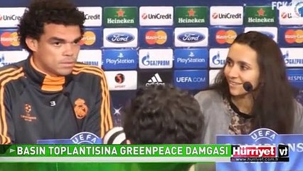 REAL MADRİD'İN BASIN TOPLANTISINA DAMGA VURAN PROTESTO