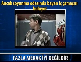 KADIN İÇ ÇAMAŞIRI GİYEN BABA