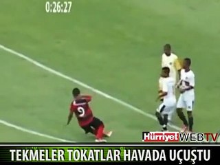 YEŞİL SAHALARDA BÖYLE KAVGA GÖRÜLMEDİ