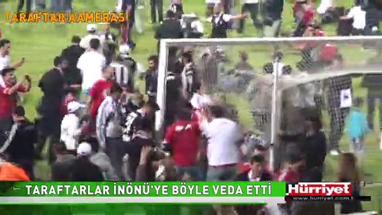 TARAFTAR KAMERASINDAN İNÖNÜ'YE VEDA