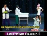 ADAMI ORTADAN İKİYE KESTİ