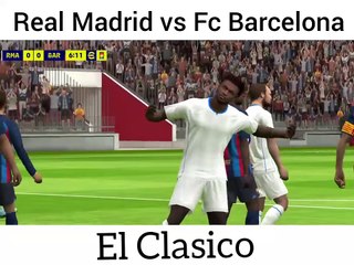 Real Madrid vs FC Barcelona  El Clasico 2022-23