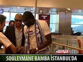 TRABZONSPOR'UN YENİ TRANSFERİ SOULEYMANE BAMBA İSTANBUL'DA