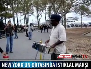 ABD'Lİ ZENCİDEN İSTİKLAL MARŞI