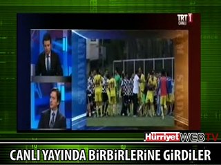 CANLI YAYINDA ÇEKİÇ KAVGASI