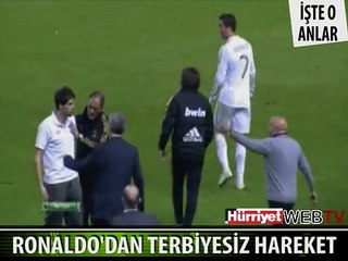 RONALDO'DAN TEPKİ ÇEKEN HAREKET
