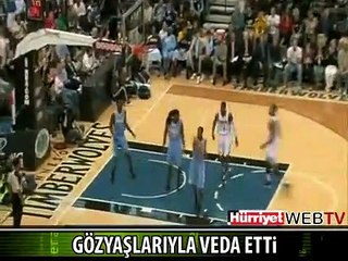 NBA KARİYERİNE GÖZYAŞLARIYLA NOKTA KOYDU