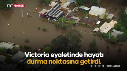 Avustralya'da sel: Hayat durma noktasına geldi
