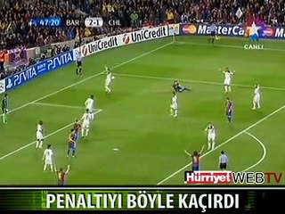 MESSİ PENALTIYI BÖYLE KAÇIRDI