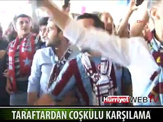 ATATÜRK HAVALİMANI'NDA TRABZONSPOR İZDİHAMI