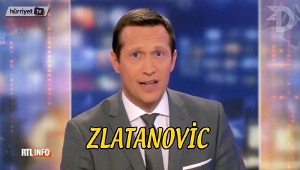Sunucu Michel De Maegd,  "İbrahim Zlatanovic" deyince...