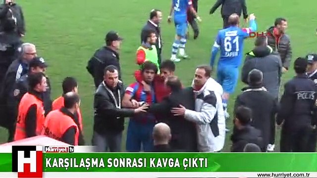 MAÇ SONRASI ÇIKAN OLAYLARI POLİS EKİPLERİ ÖNLEDİ
