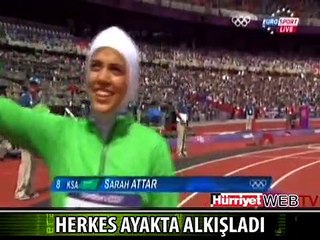 ALKIŞLAR SUUDİ ARABİSTANLI ATLETE