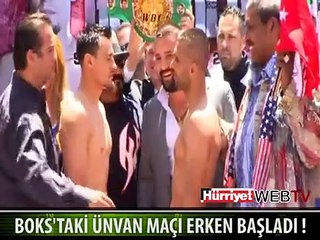 TÜRK BOKSÖR İLE MEKSİKALI ERKENDEN BÖYLE KAPIŞTI