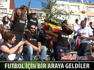 TÜRKİYE'DEKİ AFRİKALILAR FUTBOL İÇİN BULUŞTU
