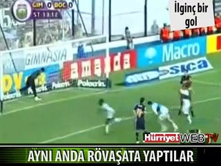 YEŞİL SAHADA İLGİNÇ POZİSYON