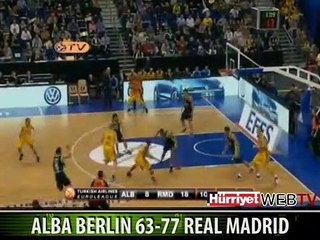ALBA BERLIN REAL MADRID'E DİRENEMEDİ