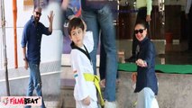 Kareena Kapoor के बेटे Taimur के Competition में पापा Saif ने बढ़ाया हौसला, video viral! FilmiBeat