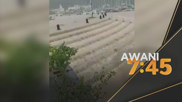Banjir | Paras Sungai Melaka di Langkawi tahap bahaya