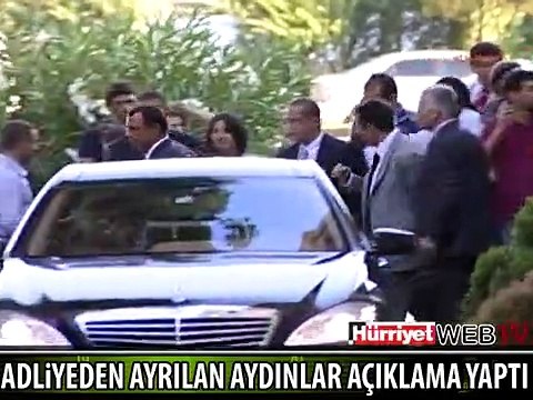 AYDINLAR ADLİYE ÇIKIŞI AÇIKLAMA YAPTI
