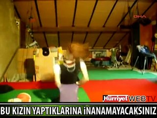 BU KIZIN YAPTIKLARI HERKESİ HAYRETE DÜŞÜRDÜ