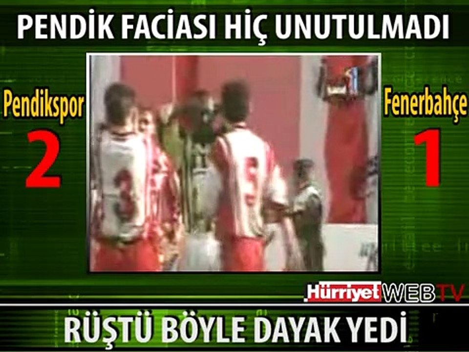 İŞTE FENERBAHÇELİLERİN HİÇ UNUTMADIĞI PENDİK FACİASI