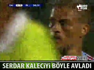 SERDAR KESİMAL KALECİYİ BÖYLE AVLADI
