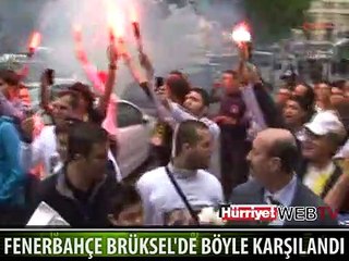 FENERBAHÇE'YE COŞKULU KARŞILAMA