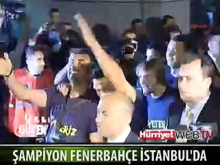 FB'LİLER HAVALİMANINDA BÖYLE KARŞILANDI