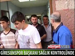 SAĞLIK KONTROLÜNDEN GEÇİRİLDİLER