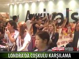 TÜRK SPORCULARA LONDRA'DA COŞKULU KARŞILAMA