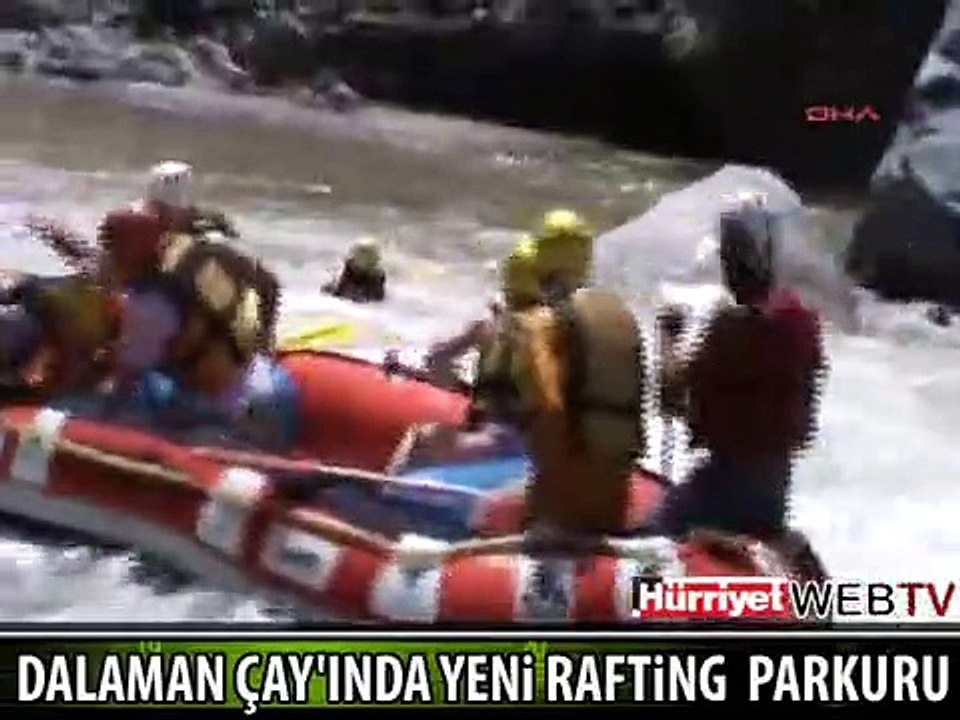DALAMAN ÇAYI'NDA RAFTİNG HEYECANI