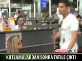 SANTOS KUTLAMALARDAN SONRA TATİLE ÇIKTI