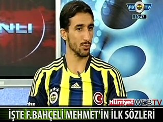 İŞTE TOPAL'IN F.BAHÇE FORMASIYLA İLK SÖZLERİ