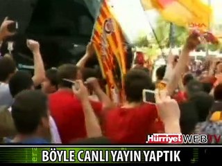 HÜRRİYET DÜNYASI GÜN BOYU BÖYLE CANLI YAYIN YAPTI