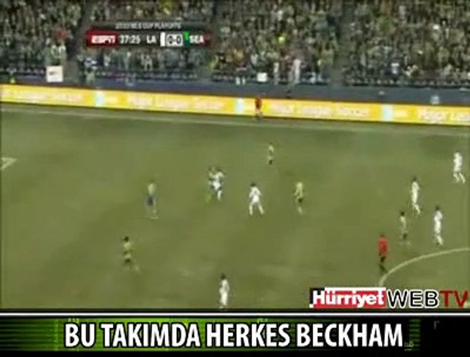 BECKHAM'IN ARKADAŞINDAN MÜKEMMEL GOL